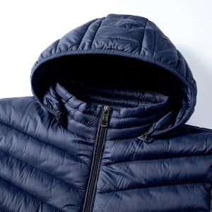Abajo burbuja invierno hombres ligero con capucha Puffer Oem chaqueta logotipo personalizado cómodo abrigo de invierno Puffer chaqueta hombres - Product Image 5