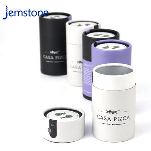 Caja de Regalo Cilíndrica de Cartón Ecológica Personalizable para Frutos Secos, Empaque de Tubo de Papel Kraft de Grado Alimenticio para Té de Hierbas - Product Image 4