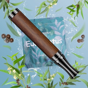Personal Green Tea Herbal Cigarettes Small Essential Oil <b>Diffusers</b> Smokeless Wood Pipe Mint Aromatherapy Nasal Inhaler - Product Image 2