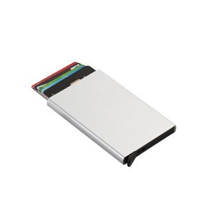 Portefeuille en métal avec logo personnalisé, cadeau d'affaires personnalisé, porte-cartes automatique pour hommes, fabriqué en aluminium - Product Image 6