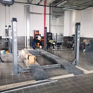Elevador Hidráulico de Cuatro Postes para Autos de 4000 kg, Elevador de Vehículos de 4 Postes para Alineación de Ruedas y Estacionamiento, Taller de Reparación de Automóviles - Product Image 2