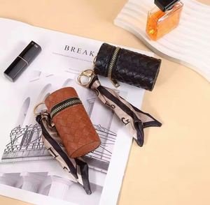 Multi <b>Functional</b> Small Women's Pendant Decorative Scarf Keychain Girl Coin Student Portable Wallet Earphone Key Storage BagS - Product Image 3