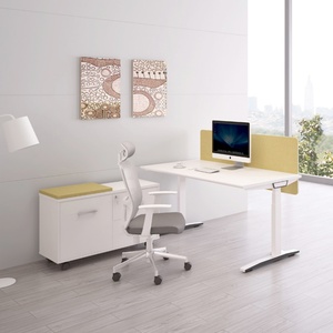 Escritorio Ergonómico Moderno de Oficina con un Solo Motor, Mesa para Computadora Ajustable en Altura Eléctrica, Estilo Moderno - Product Image 2