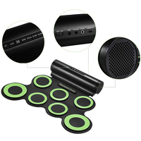 Mini instrument de musique Usb jouet Double pédale 7 pièces batterie ensemble batterie électronique