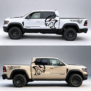 Kit d'autocollants graphiques latéraux résistants aux UV et imperméables pour les camionnettes Raptor et Ranger, décoration extérieure en <span class=keywords><strong>vinyle</strong></span> personnalisée - Product Image 4