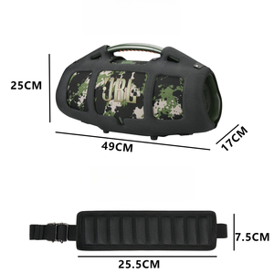 Funda protectora <span class=keywords><strong>portátil</strong></span> de EVA adecuada para el <span class=keywords><strong>altavoz</strong></span> Bluetooth <span class=keywords><strong>JBL</strong></span> <span class=keywords><strong>Boombox</strong></span> <span class=keywords><strong>3</strong></span>, funda rígida diagonal de tela Oxford para audio. - Product Image 2