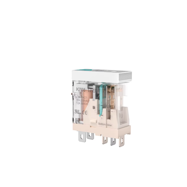 New and Original Kacon K708-2plt Intermediate Relay, 220vac, 10a / 8-pin, Kpx Base, U-shaped Rail Installation New Original
