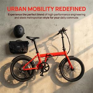 HOTTECH Bicicletta Elettrica Pieghevole Leggera e Compatta per Pendolarismo e Tempo Libero, Multifunzionale con Motore Posteriore da 36V - Product Image 2