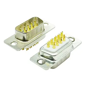 DB 9pin power connector male type RS232 D-SUB connector DB connector solder type for wire