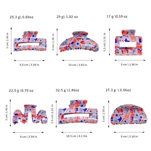 อะซิเตทหนีบผมรูปดาวสุดวิเศษเครื่องประดับผมของผู้หญิง - Product Image 4