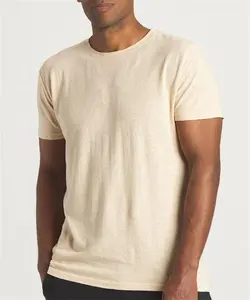 Hanf Kleidung Hersteller T-Shirt Benutzer definierte umwelt freundliche Druck T-Shirt Hanf nachhaltige T-Shirt für Männer
