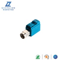 Z Code Fakra HSD Adaptador de conector hembra SMA Macho Niquelado Cobre RF Conectores coaxiales