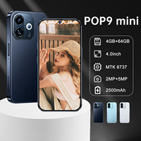 Teléfono Inteligente para Niños POP9 Mini de 4.0 Pulgadas, Original, Nuevo, de Moda, Doble SIM, Pantalla HD, Precio Ultrabajo