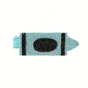 À la mode créatif mignon papeterie Campus étudiant en forme de crayon pince à cheveux couleur unie crayon motif pince à cheveux - Product Image 2