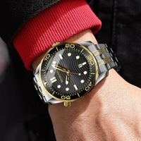 BINBOND B2820 jam tangan kuarsa besi tahan karat kuarsa trendi Fashion baru pria jam tangan produsen kustom harga pabrik Relojes