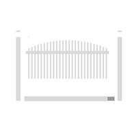 UV-bestendig PVC gesloten schutting met privacyelementen voor tuindecoratie, decoratieve tuinschutting van PVC vinyl.