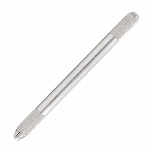Wenshen Microblading supplier Wholesale YD Silver Double head Manual Pen permanent makeup pen Microblading tool