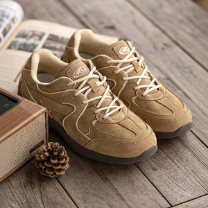 Fashionable trend shoes men 2026 new vintage low-top flat casual shoes lightweight slip-resistant training <b>platform</b> shoes spring - Product Image 1