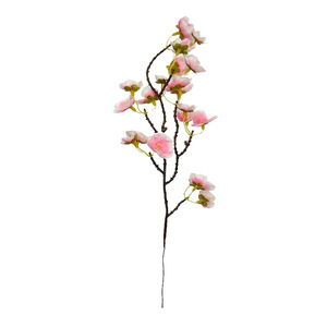Branche de fleurs de cerisier artificielles 30cm-100cm, fleurs en soie, décoration de mariage et de maison, bouquet rose et blanc - Product Image 5