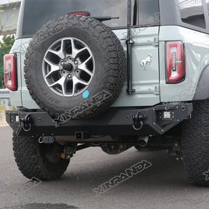 Parachoques trasero <span class=keywords><strong>Bronco</strong></span>, piezas de automóviles, parachoques trasero de acero apto para Ford <span class=keywords><strong>Bronco</strong></span> 2021 <span class=keywords><strong>2022</strong></span> 2023 2024 <span class=keywords><strong>4X4</strong></span>, accesorios todoterreno, barra de parachoques trasero - Product Image 6