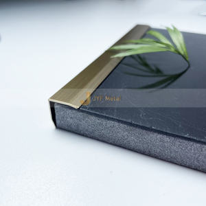 Gold Decorative <b>Tile</b> Trim L Shape <b>Corners</b> Edging Profiles Stainless Steel Strips <b>for</b> Apartment Doors - Product Image 5