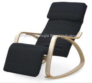 JIAMUJIA Kayu Beech Ruang Tamu Rumah Kantor Komersial Santai Kursi Santai Kursi Goyang <span class=keywords><strong>Bentwood</strong></span> Stackable - Product Image 5