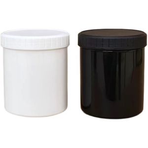 1L Plastic Spiral <b>Jar</b> for Packaging <b>Garlic</b> Sauce Concentrated Juice & Food Big Mouth Tin Paste & Ink <b>Jar</b> Liter Drum Pail Barrel - Product Image 4