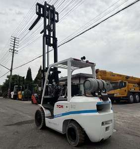 Montacargas Usado TCM FD30 de Gasolina, Original Japonés, en Buen Estado, Capacidad de Carga de 3 Toneladas, Mástil de Dos Etapas - Product Image 3