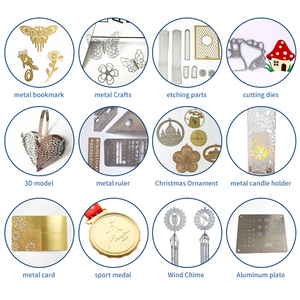 Fustelle in acciaio al carbonio per taglio di precisione, personalizzate con foto, incisione chimica, modello puzzle 3D in acciaio inossidabile, segnalibro in metallo ad alta precisione, per scrapbooking - Product Image 3