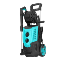 Nouvelle machine de lavage de voiture haute pression robuste avec lance de pulvérisation automatique, design portable, moteur à induction 4 HP