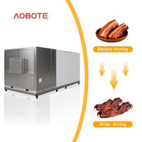 Machine de séchage de viande 1 tonne à pompe à chaleur pour la production de saucisses, de viande séchée et de bacon