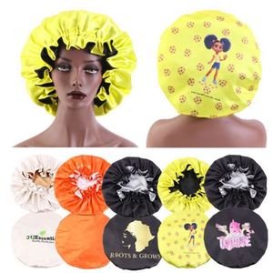 Factory Custom Logo Wholesale High Quality Adjustable Satin Polyester Hair <b>Bonnet</b> Edge Wraps Travel Beach Daily Outdoor Use All - Product Image 5