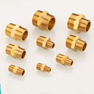 BSPT 황동 Hpb59-<span class=keywords><strong>1</strong></span> 연장형 이퀄 및 리듀싱 니플 배관 또는 유압용 임페리얼 나사 - Product Image 3