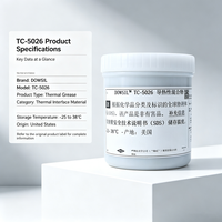 Pâte thermique silicone sérigraphiable Premium TC-5026 2.9W/m-K, composé non durcissant pour dissipation thermique de serveurs, CPU et GPU