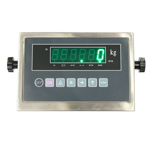 Indicateur de pesage <span class=keywords><strong>Yaohua</strong></span> XK315A1GB-3 à 6 chiffres avec écran LED vert et boîtier en acier inoxydable pour balance électronique à plateforme - Product Image 1