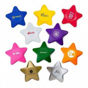 Custom Logo Mini Shaped Anti-Stress Ball Promotional Customized Design Star Stress Relief Toy - Product Image 2