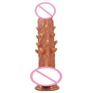 Dildo Grande de Silicona Líquida Suave con Textura de Púas, Dildo Monstruoso Impermeable con Glándulas Realistas y Testículos Realistas, Ventosa 2 - Product Image 6