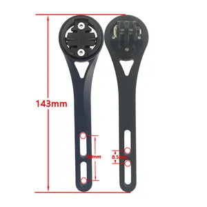 Teyssor Route Vélo Out Front Combo Ordinateur de Montage pour Garmin Edge 130 520 530 830 1030,Gopro <span class=keywords><strong>Action</strong></span> Sports Caméra et Lumières De Vélo - Product Image 4