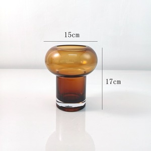 Light Luxury Glass Vase Creative Art Flower <strong>Ornaments</strong> Insert Dried Flowers Hydroponic <strong>Dining</strong> <strong>Table</strong> Modern Home Decor - Product Image 6