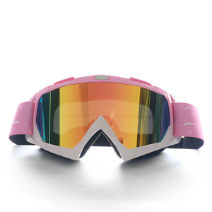 Unisex gradiente rosa TPU telaio iridescente occhiali sportivi antipolvere casco da equitazione antivento per ciclismo moto sci - Product Image 5