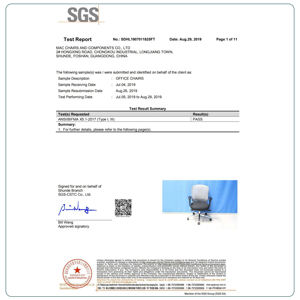 Silla de Oficina Ergonómica Giratoria con Reposabrazos 3D, Asiento de Malla Resistente y Elegante, Diseño Moderno, Elevación a Gas Cromada - Product Image 2