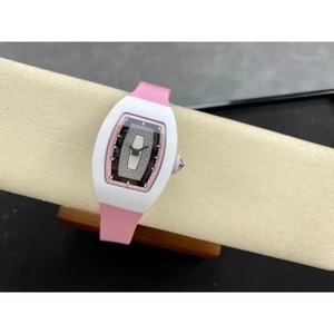 La dernière montre automatique mécanique de luxe en céramique blanche pour femmes, sportive, décontractée et professionnelle, avec tourbillon, étanche - Product Image 4
