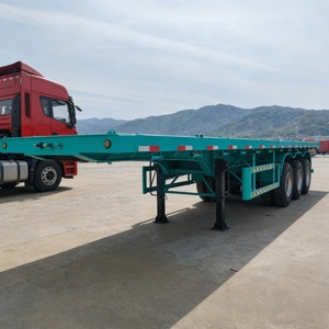 Remolque de Plataforma Multifuncional de 2/3 Ejes y 40 Pies para Transporte de Contenedores y Equipos - Product Image 4
