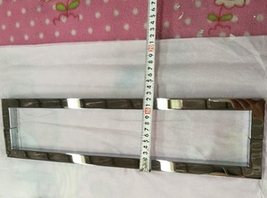 Everstrong Brass Chrome Tắm Vuông cửa kéo xử lý jb007-bàn chải Nickel & Satin Brass kết thúc | phòng tắm cửa phần cứng - Product Image 6