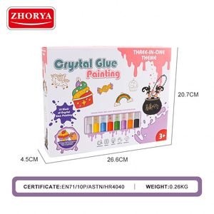 Zhorya - Kit de Manualidades para Niños, Atrapasoles de Cristal para Decorar Ventanas, Pinturas y Manualidades - Product Image 5