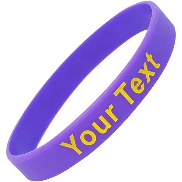 Personalized Gifts Custom Rubber Silicone Sport Embossed Wristband Design Your Own Logo
