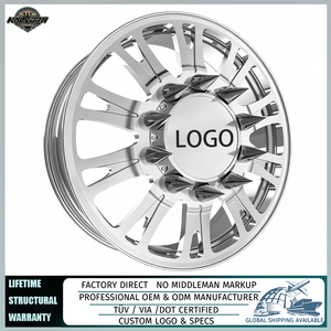 JTX Geschmiedete BLUDGEON Dually Custom Geschmiedete Leichtmetallfelgen 22-30 Zoll 8x180 8x165.1 für Silverado 3500HD Ram 3500 Sierra HD Passend - Product Image 1