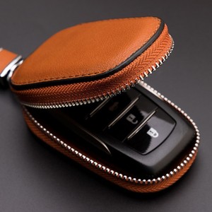 Étui de protection universel rétro en cuir pour clé de voiture télécommande, <span class=keywords><strong>porte</strong></span>-clés, pochette, organisateur - Product Image 3