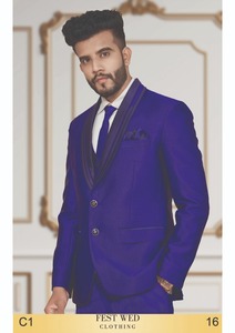 Conjunto de traje formal para hombre con chaqueta, chaleco y pantalón, ideal para bodas, ceremonias de compromiso y eventos corporativos - Product Image 6