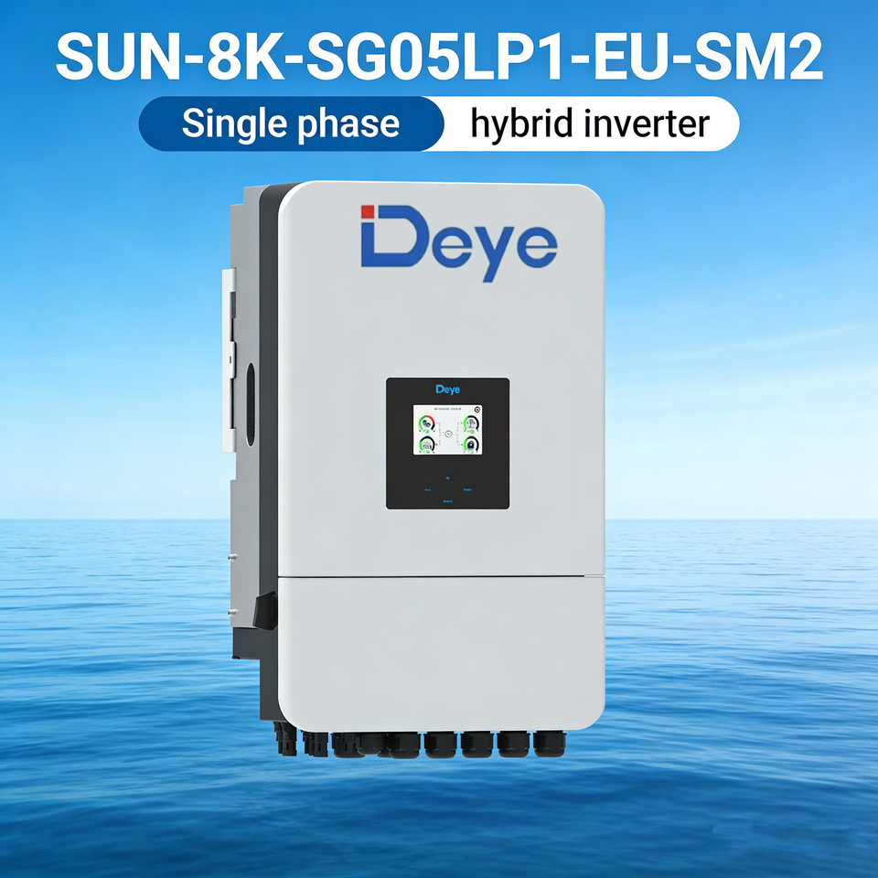 Deye SUN-8K-SG05LP1-EU-SM2-P Single Phase Hybrid Energy Inverter Solar ...